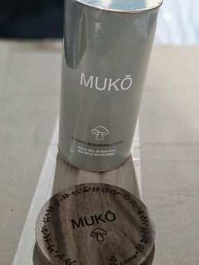 MUKŌ Classic Mushroom Coffee 30 Servings - Brand New + Coaster